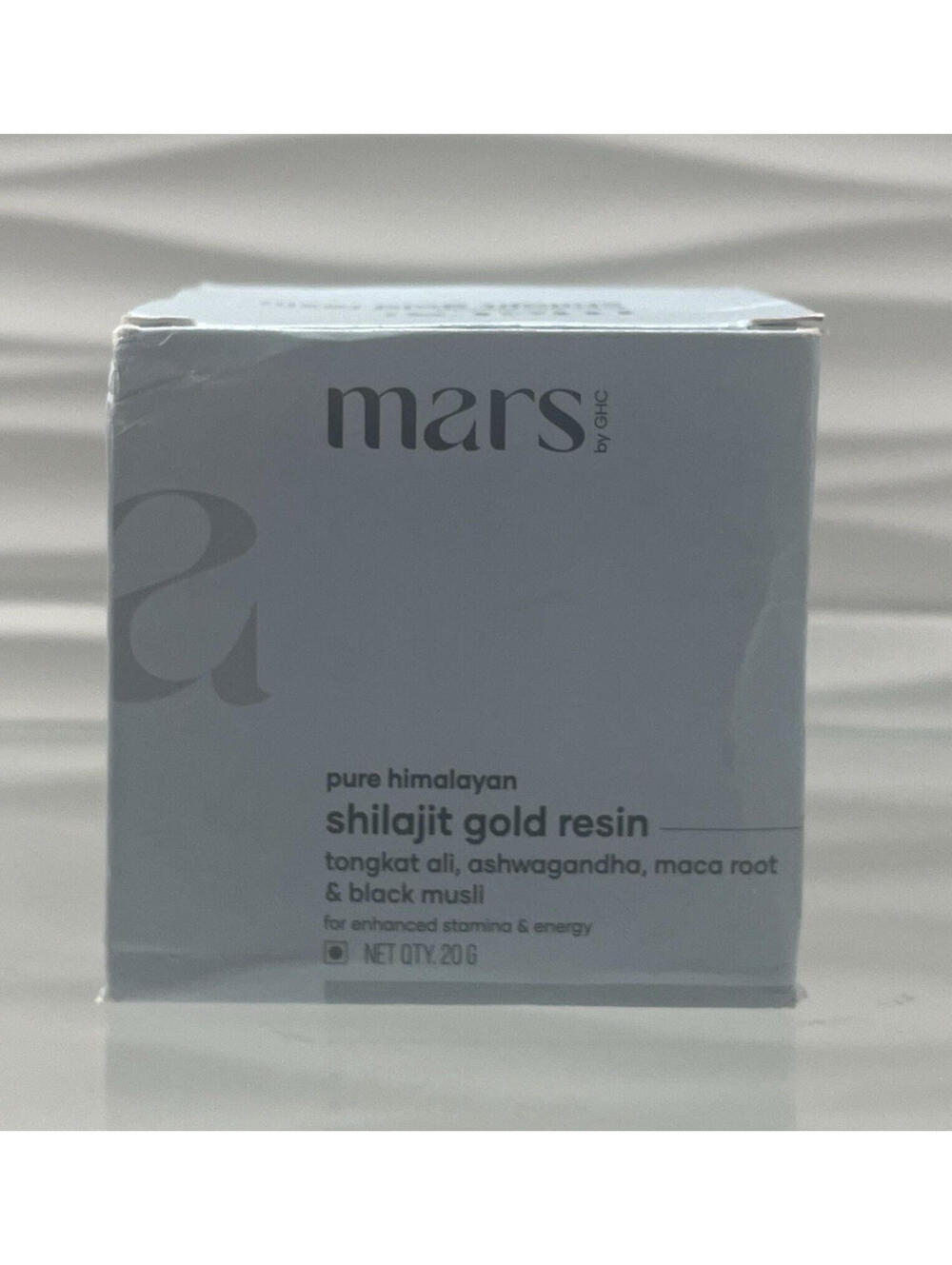 MARS by GHC Pure Himalayan Shilajit Gold Resin - 20G -NIB
